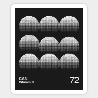 Can \ Vitamin C / Minimalist Graphic Fan Artwork Design Magnet